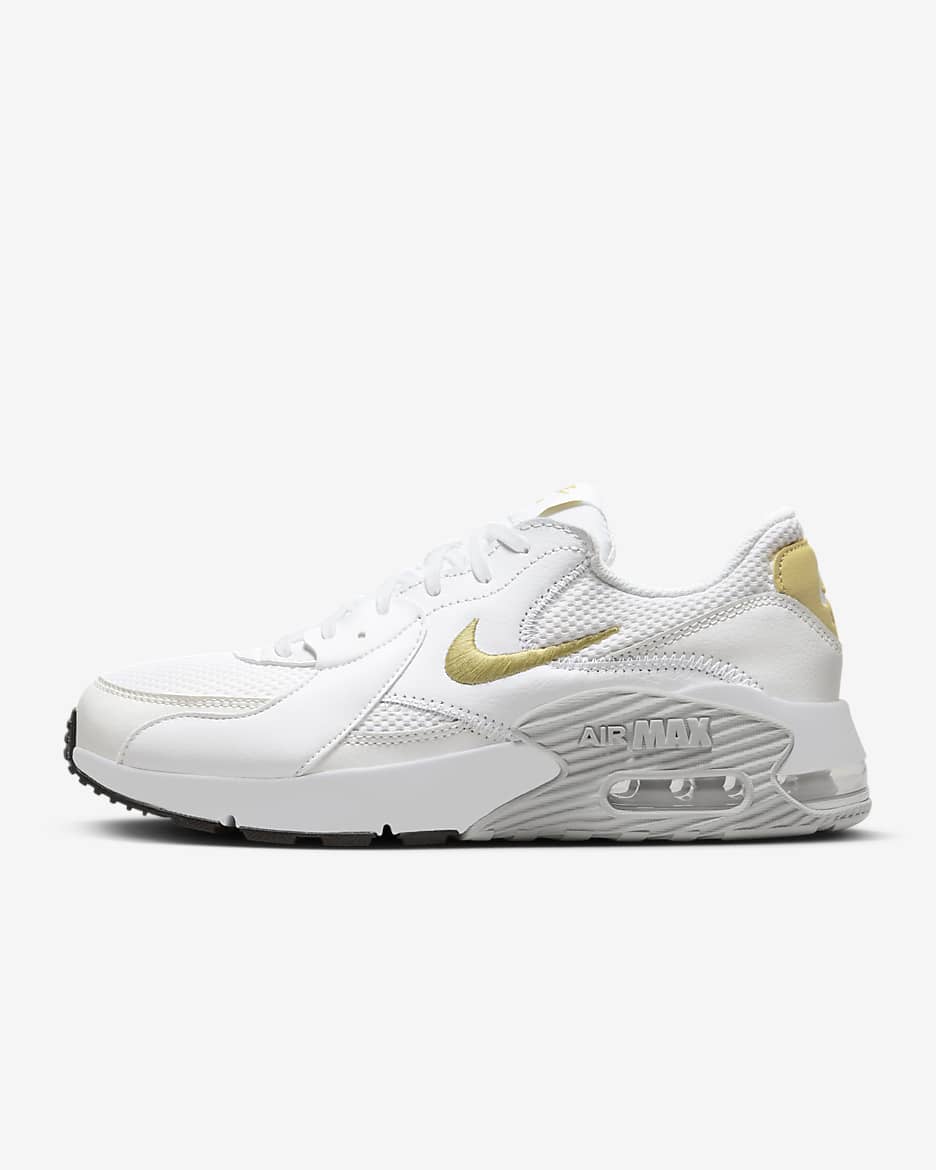 Nike air orders max white metallic gold